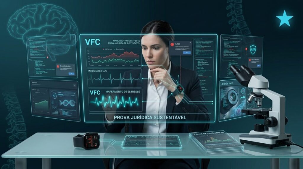 Prova jurídica sustentável: wearable, VFC e mapeamento de estresse aplicados ao processo do trabalho